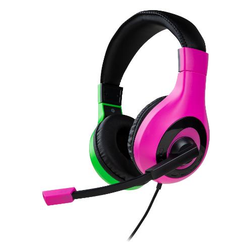 Big Ben Cuffie gaming SWITCH V1 Stereo Headset Pink e Green SWITCHHEADSETV1P G