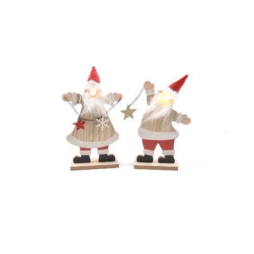 Mercury Babbo Natale (33cm) Con luci Assortito 00026