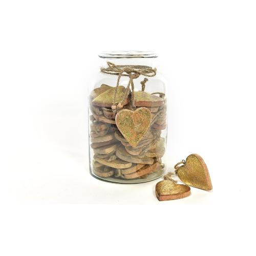 Mercury Cuore (8cm) (1pz) Foglia oro 11954