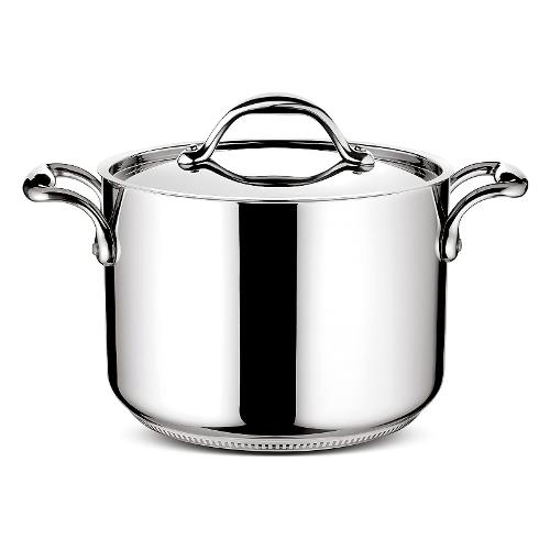 Lagostina Pentola Inox (24cm) con coperchio ACCADEMIA LAGOFUSION Cromo lucido 116020524