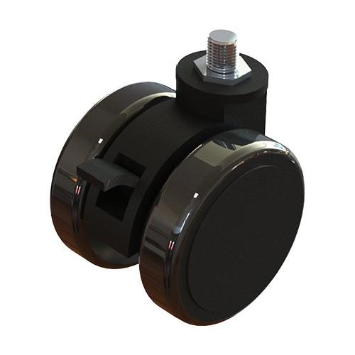 Next Level Racing Ruote simulatore guida Lockable Castor Wheels 10 Pz Black NLR A0007
