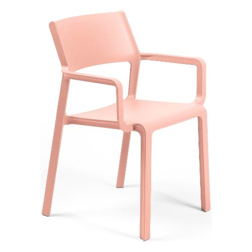 Nardi Sedia con braccioli polipropilene TRILL Armchair Rosa bouquet 40250 08 000