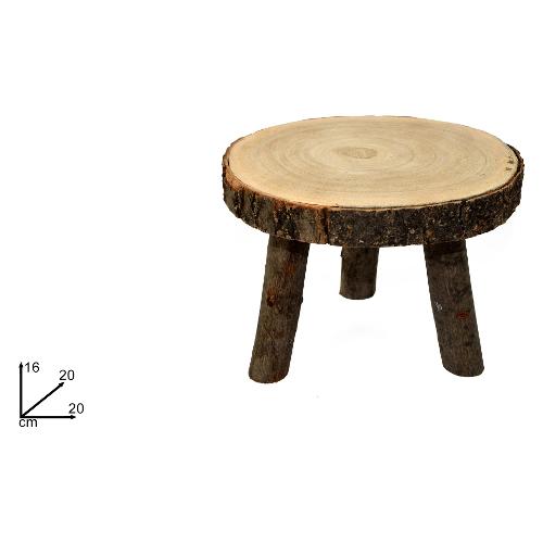 Due Esse Christmas Decoro Sgabello Legno (20x16 cm) XNA17006761