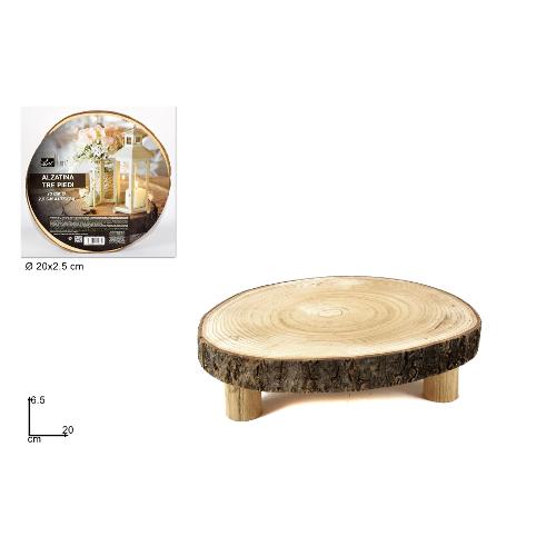 Due Esse Christmas Alzata Legno (20cm) XNA17005301