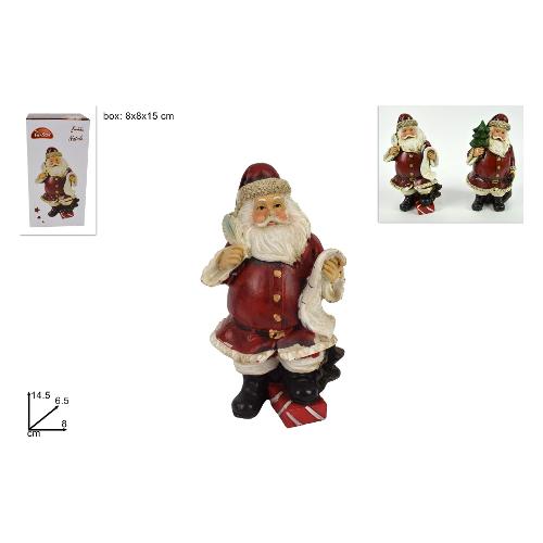 Due Esse Christmas Babbo Natale Assortito (6x8x14,5 cm) XNA16003421