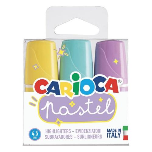 Carioca Set evidenziatori Minilight Colori assortiti pastel 43168 3 pz