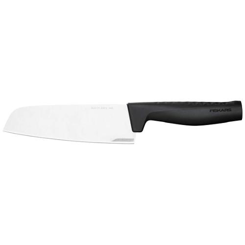 Fiskars Coltello santoku lama(16cm) Inox HARD EDGE Nero e Cromo 1051761