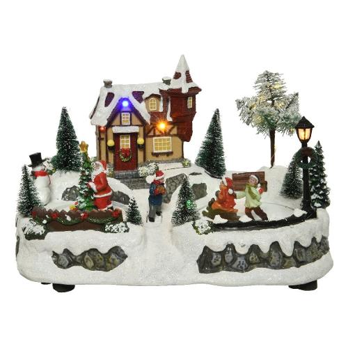 Kaemingk Paesaggio Led con Bimbi Movimento 485709