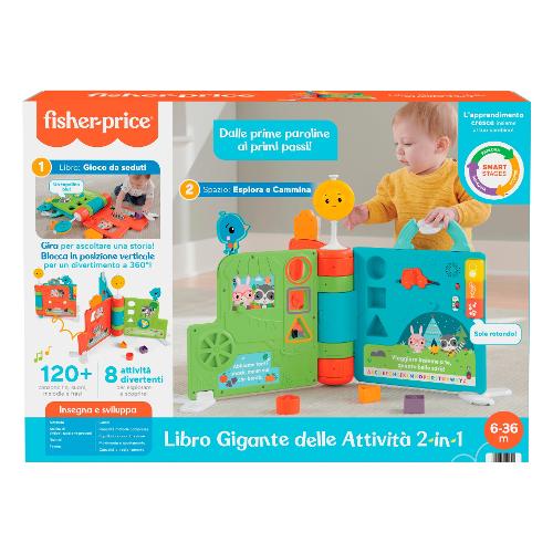 Fisher Price Libro Digante delle Attività 2 in 1 HCL05