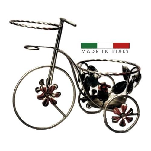 Pegoraro Porta piante Singolo Bicicletta (50x25x43 cm) Nero 217