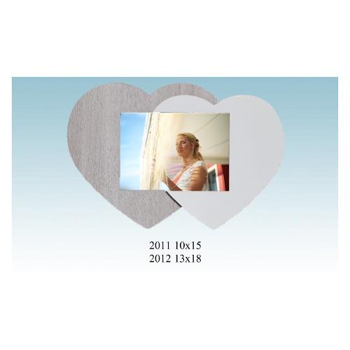 Geo's Portafoto (per 1f 13x18 cm ) CUORE Bianco 2012