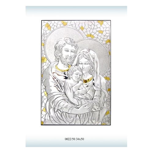 Geo's Icona Argento (30x50cm) SACRA FAMIGLIA 0022 50