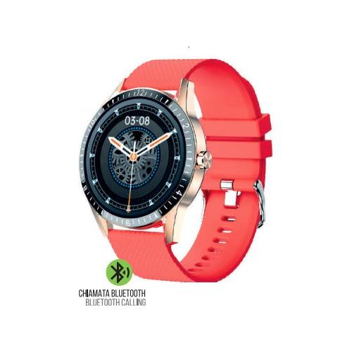 Smarty Smartwatch MULTIPLE SPORTS Y20 Red e Silver 46 mm SW020C