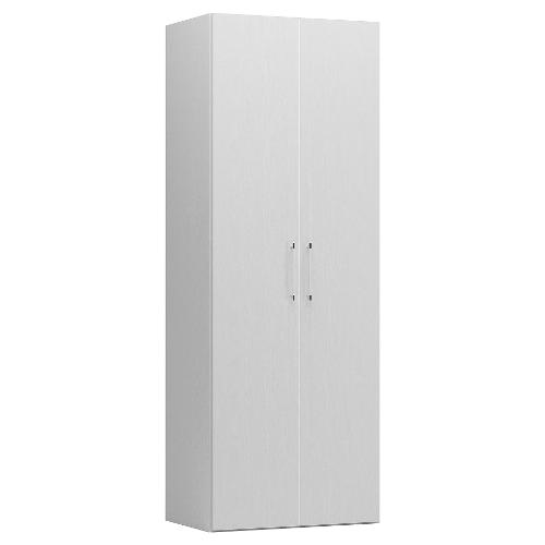 Felver BASIC Armadio 2 Ante battenti Frassino bianco (90cm) Mobile KIT