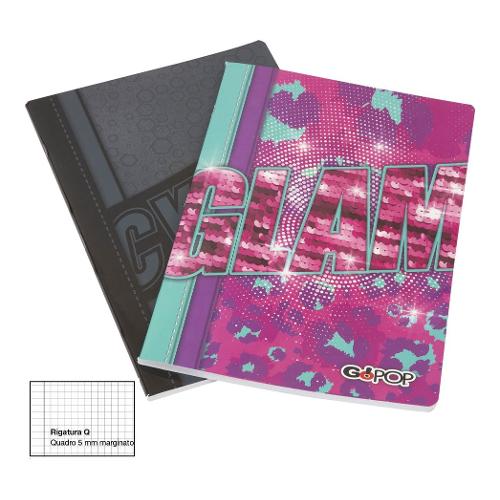 Go Pop Quaderno quadretti 5 mm con margine (Q) A4 GG9J8000
