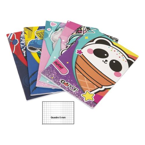 Go Pop Quaderno quadretti 5 mm A4 assortito GG9I9000