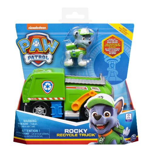 Spin Master Rocky con Veicolo Base PAW PATROL 6061804