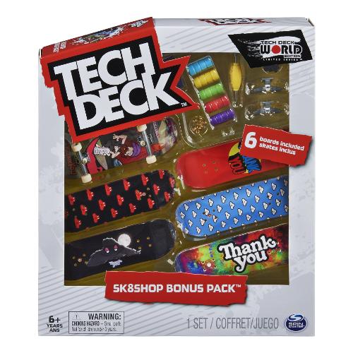 Spin Master Mini skate Fingerskate  6 pz TECH DECK Assortito 6028845