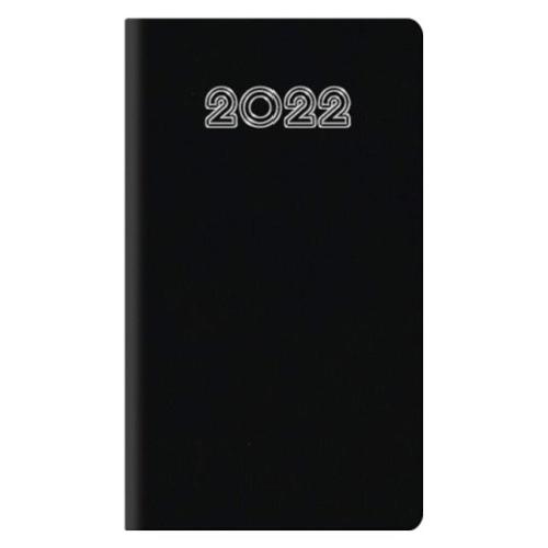 Agenda giornaliera Large Hard Nero 12m Gen-Dic 2024 56484