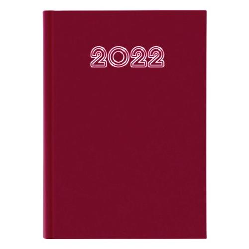 Notabene Agenda giornaliera 2022 12m Gen-Dic VEGA Gommato Rosso (14,5x20,5 cm) 22 064200403C