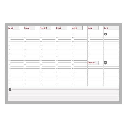 Notabene Sottomano scrivania planner settimnale Doubleface (49x34cm) assortito SOTT 2500