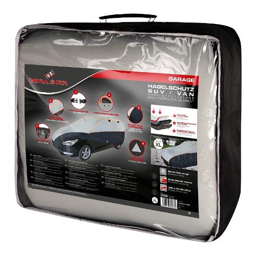 Co Ra Telo copriauto antigrandine (taglia XL ) (520x185x155cm) PERMA PROTECT SUV Grigio e Nero 30986