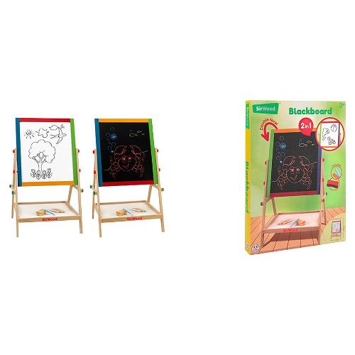 Globo Gioco lavagna 2 in 1 con Gessetti SIR WOOD 40557