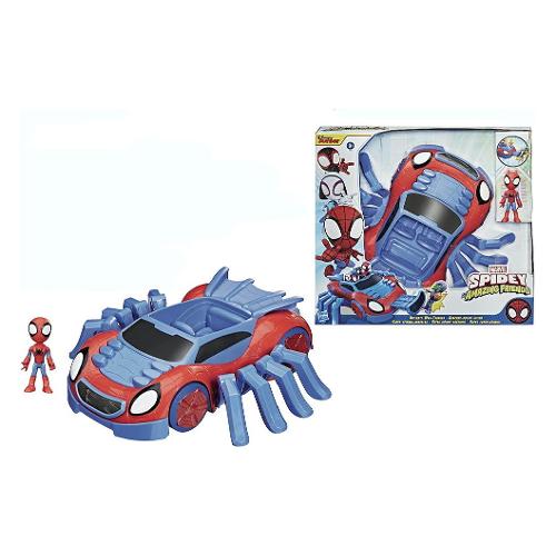 Spidey Veicolo Marvel Spiderman Supereroe 2 in 1 Gioco per Bambini 