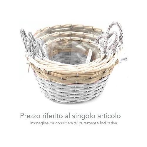 Cesta Natural white 30 x 15 cm 97864