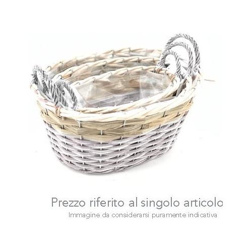 Dhg D.O.O. Cesto Fibra naturale (23x16x11cm) Natural white 97868