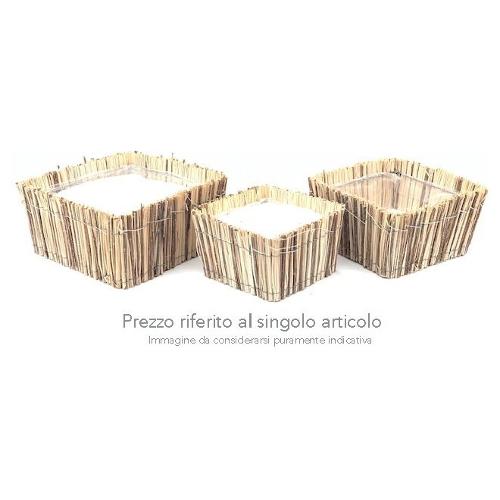 Dhg D.O.O. Cesto Fibra naturale (21,5x21,5x14cm) Beige 75113