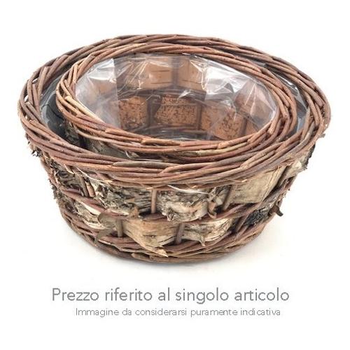 Dhg D.O.O. Cesto Vimini (26x23cm) Natural 95667