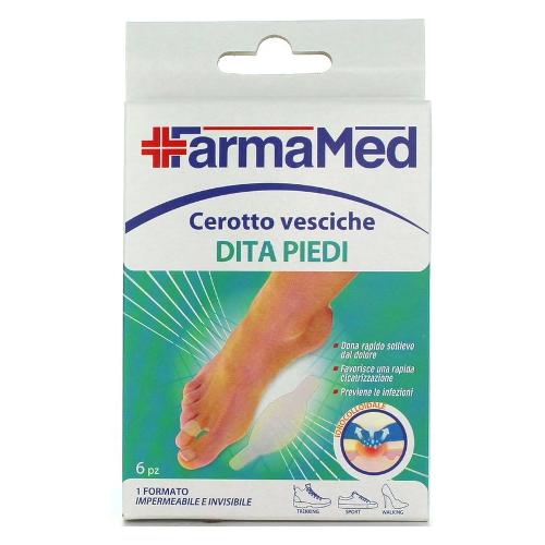 Farmamed Set cerotti 6 Pz. Vesciche Dita Piedi Trasparente 5393