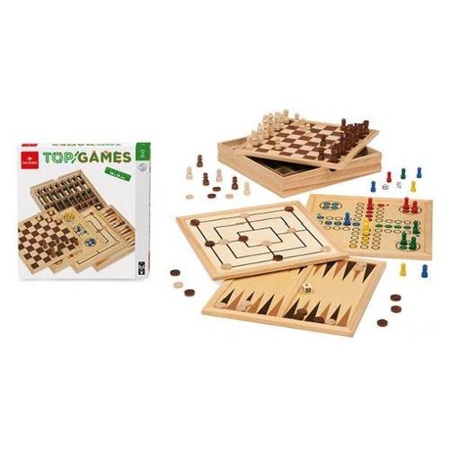 Gioco Top Games 5 Giochi legno Italiano 53560