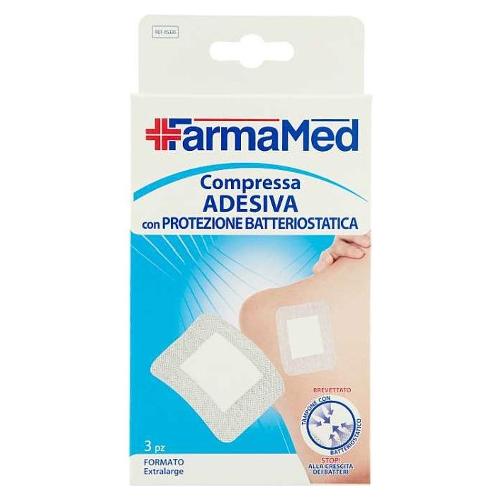 Farmamed Set cerotti 3 Pz. Compressa Adesiva Xl Trasparente (10x8 cm) 5335