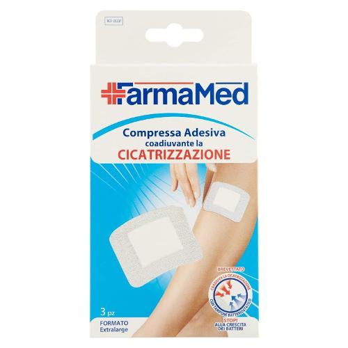 Farmamed Set compresse cicatrizzanti 3Pz XL Bianco (10x8 cm) 5337