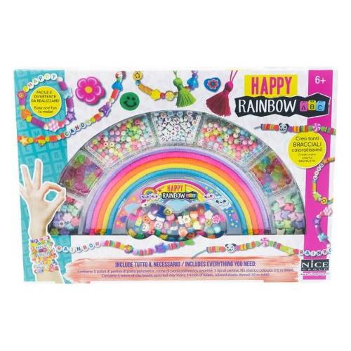 Gioco bigiotteria Perline Happy Rainbow Assortito 87006