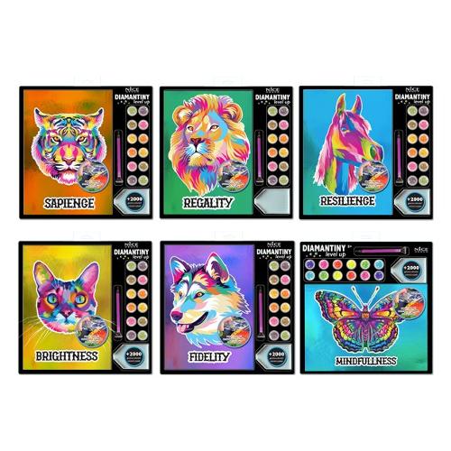 Gioco creativo DIAMANTINY Crystal Art Level Up Pop Assortito 96000