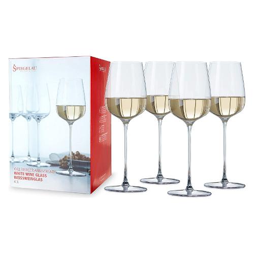 Set calici Vino bianco 2pz GALILEO Trasparente 7,6 x 21,7 cm 330ml