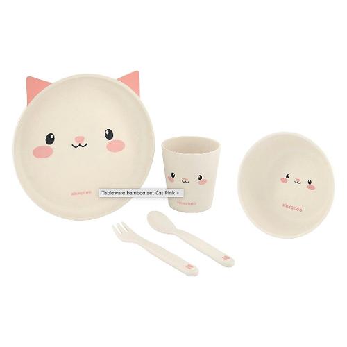 Kikka Boo Set pappa 5 pz Cat pink 31302040073