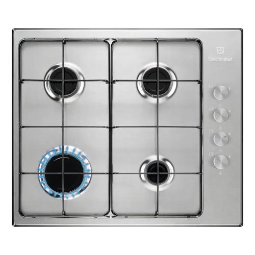 Electrolux Piano cottura gas 4 zone SERIE 300 Kgs6404Sx Slim Side Control Inox (60cm) 949 640 589
