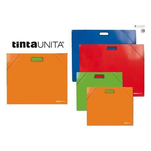 Cartella 3 lembi T.Unita con elastico piatto 35 x 50 colori assortiti -  Cart Srl