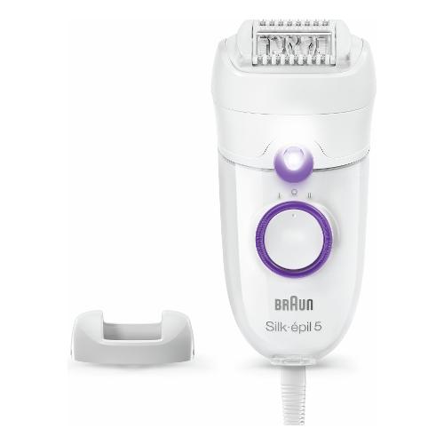Braun Epilatore SILK EPIL 5 Power Bianco e Viola 5 505