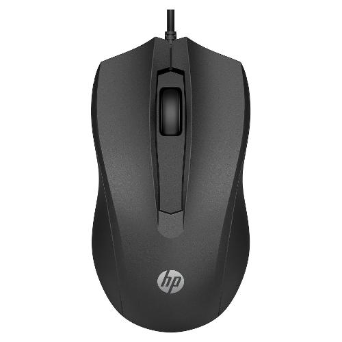 Hp Mouse Consumer 100 Wired Black 6VY96AA