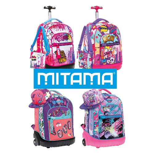 Mitama Zaino trolley (37Lt) RUN GIRL (34x24x46cm) assortito 63444