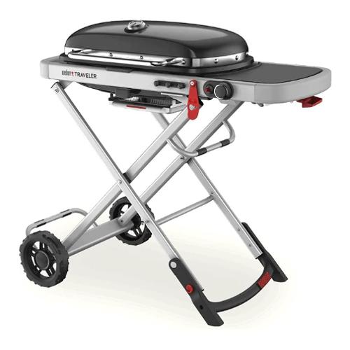 Weber Barbecue GPL Pieghevole Carrellato con griglia, forno TRAVELER Nero 9010053
