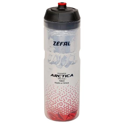 Bonin Borraccia termica plastica (750ml) ZEFAL ARCTICA Silver e Rosso CVB1101