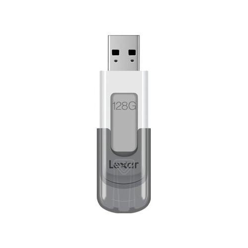 Lexar Chiavetta USB 128GB JUMPDRIVE V100 White e Silver LJDV100128ABGY