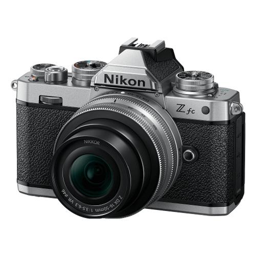 Nikon Fotocamera mirrorless 20,9Mpx APS C Z FC Kit 16 50 Vr Silver e Black VOA090K002
