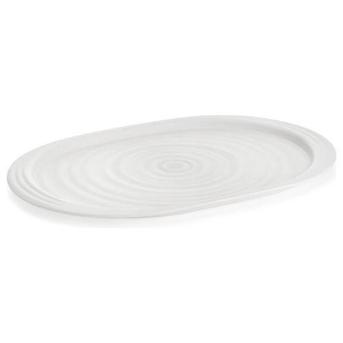 Guzzini Vassoio Plastica riciclata (39x26,5cm) TIERRA Bianco 197400156